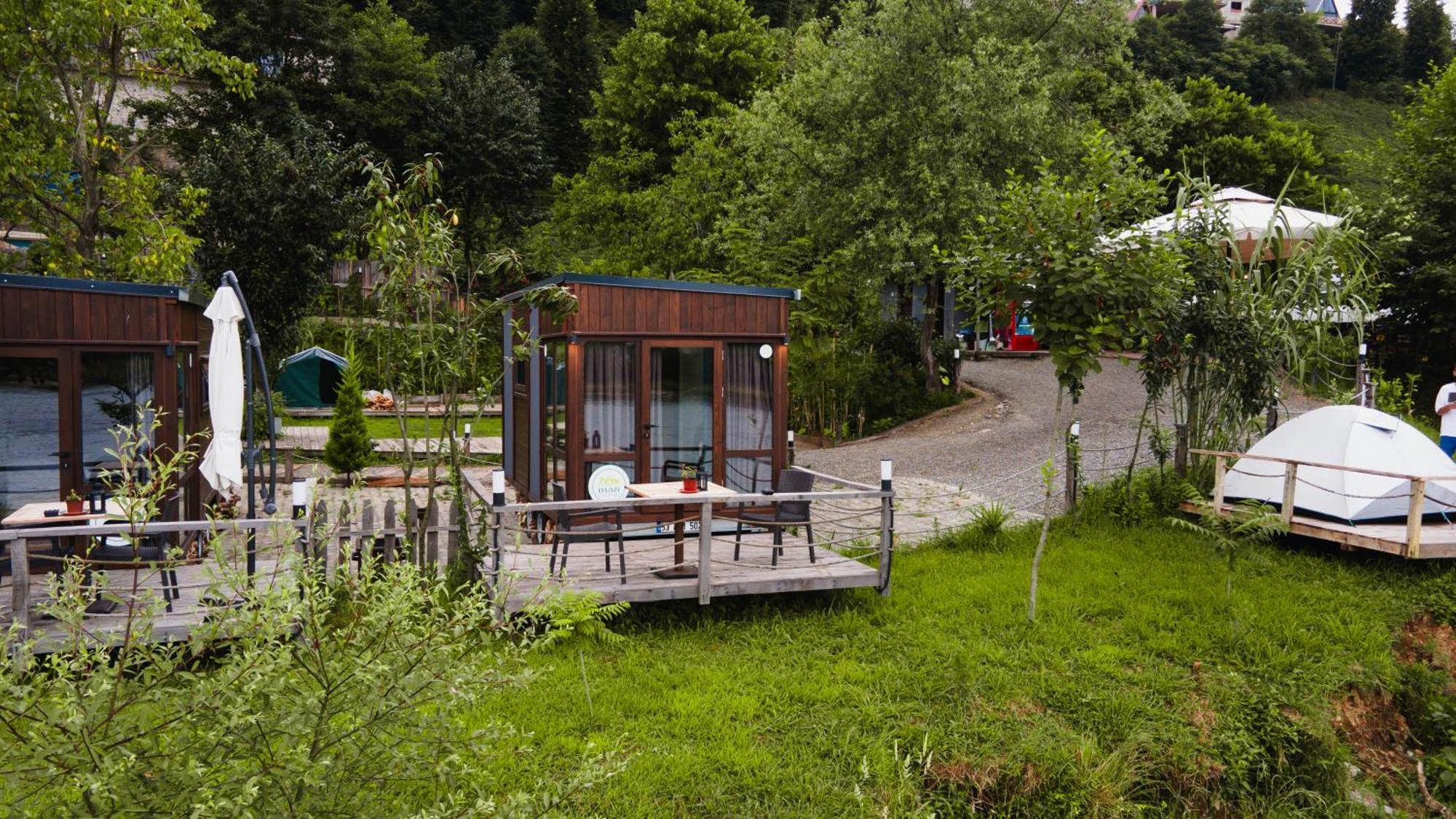 Hotel Danzi Camping Tiny House Rize Exteriér fotografie